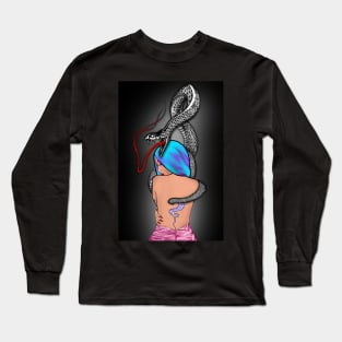 Snake and girl Long Sleeve T-Shirt